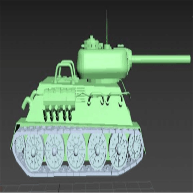 和县充气军用坦克模型